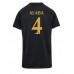 Tanie Strój piłkarski Real Madrid David Alaba #4 Koszulka Trzeciej dla damskie 2023-24 Krótkie Rękawy